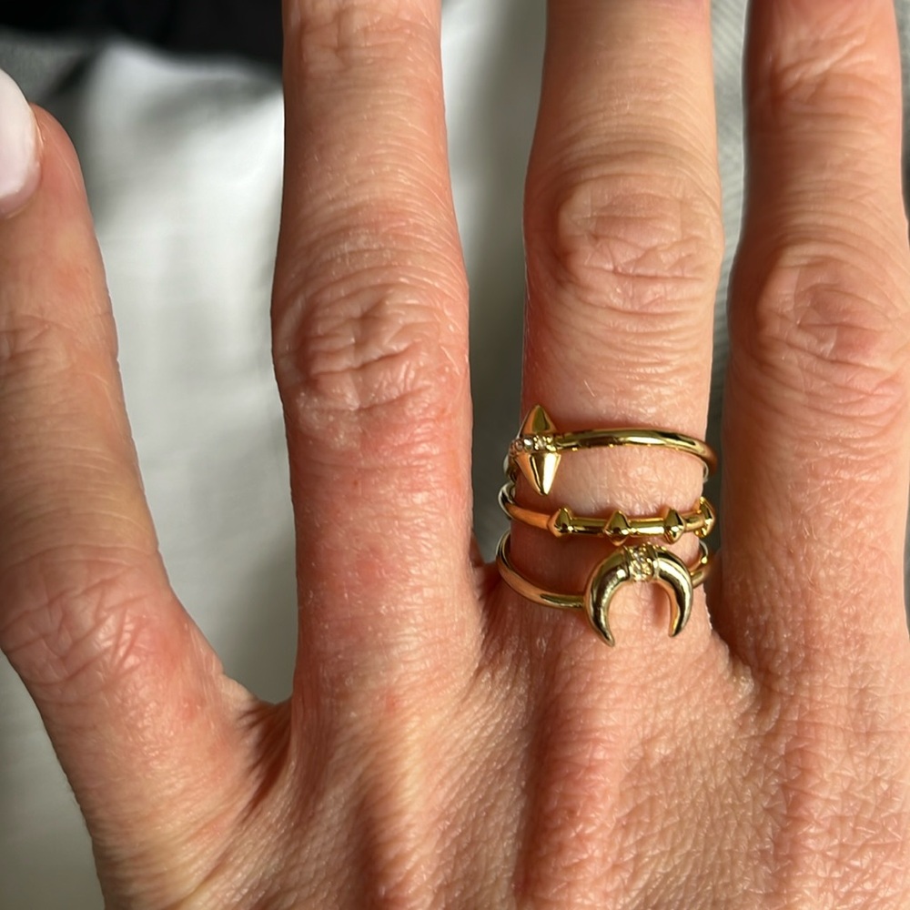 Stella and dot rings.